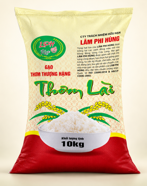 Gạo Thơm Lài Lâm Phi Hùng 10kg