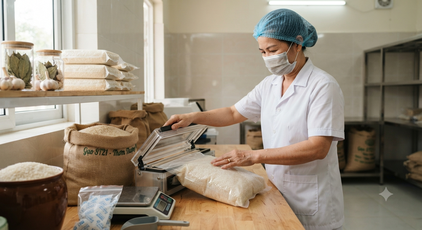Hướng dẫn chi tiết cách bảo quản gạo ST21 hiệu quả