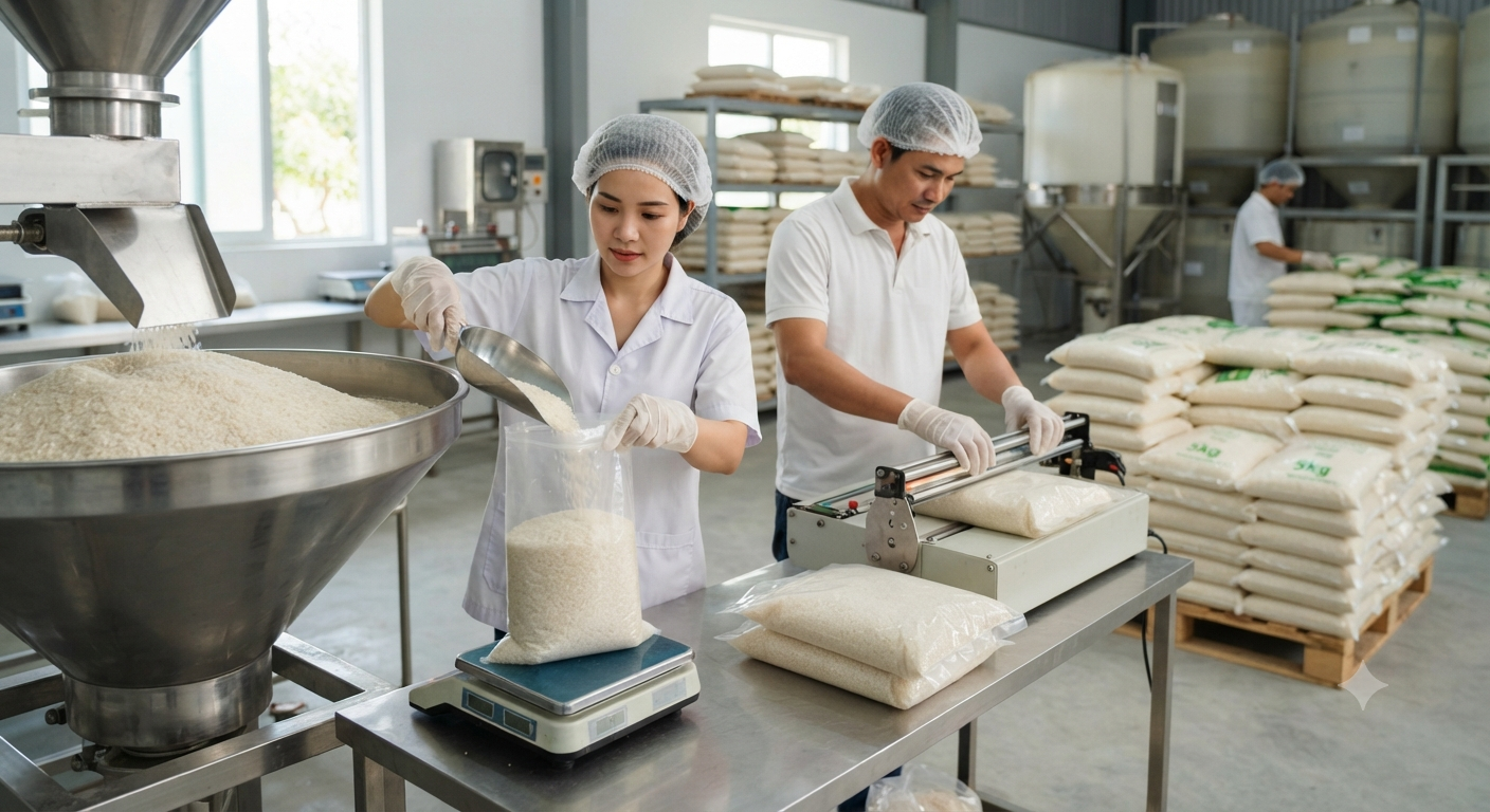 Các khía cạnh quan trọng khi thực hiện chia phần và bảo quản gạo